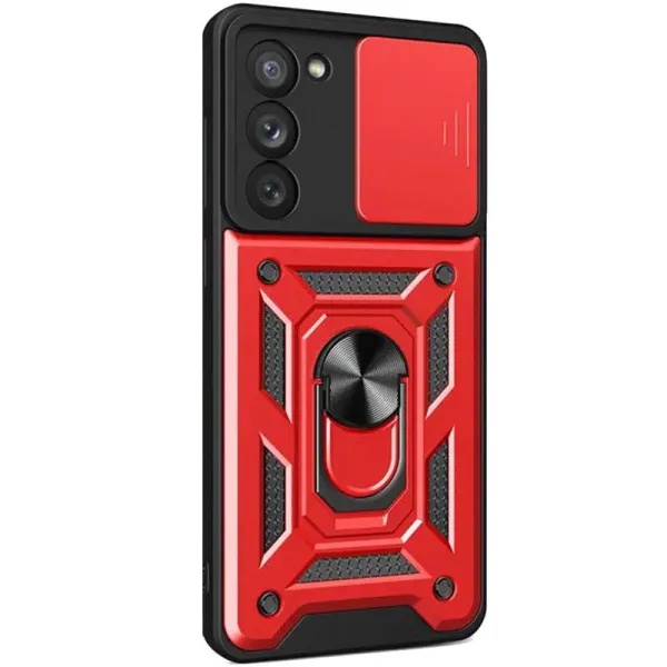 Чехол Ummi Camshield Serge Ring для Xiaomi Redmi 15 (EU) — Красный — фото 5
