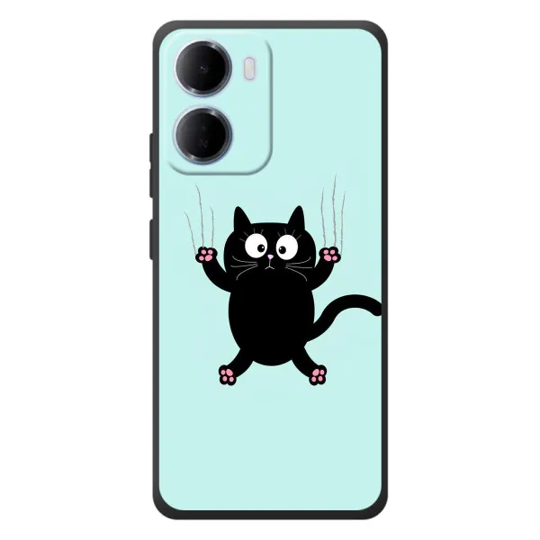 Чехол с принтом «Падающий кот» для Xiaomi Redmi 15a Чехол с принтом «Падающий кот» для Xiaomi Redmi 15a