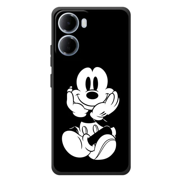 Чехол с принтом «Микки на черном» для Xiaomi Redmi 15a Чехол с принтом «Микки на черном» для Xiaomi Redmi 15a
