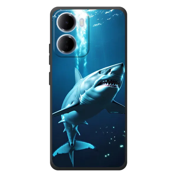 Чехол с принтом «Акула под водой» для Xiaomi Redmi 15a