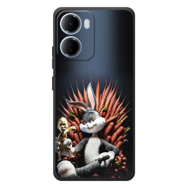 Чехол с принтом «Король Кролик» для Xiaomi Redmi 15a