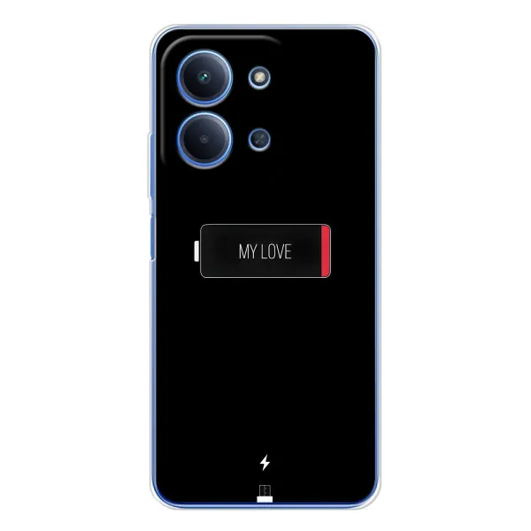 Чохол з принтом «Love battery» для Xiaomi Redmi 15C 5g Чохол з принтом «Love battery» для Xiaomi Redmi 15C 5g