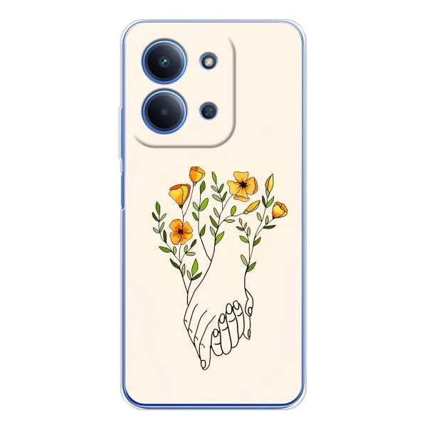 Чохол з принтом «Руки любві» для Xiaomi Redmi 15C 5g Чохол з принтом «Руки любві» для Xiaomi Redmi 15C 5g