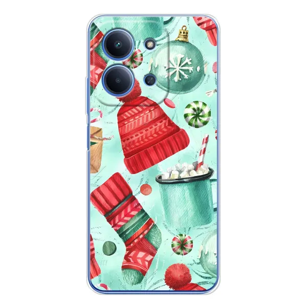 Чехол с принтом «Одежда НГ» для Xiaomi Redmi 15C 5g Чехол с принтом «Одежда НГ» для Xiaomi Redmi 15C 5g