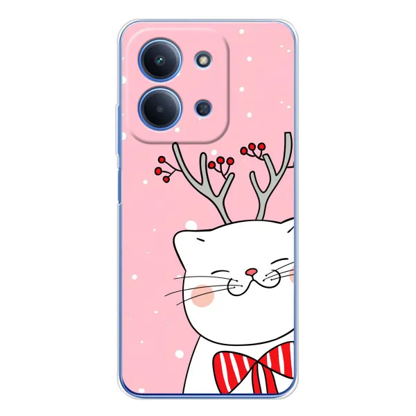 Чехол с принтом «Зимний кот» для Xiaomi Redmi 15C 5g Чехол с принтом «Зимний кот» для Xiaomi Redmi 15C 5g