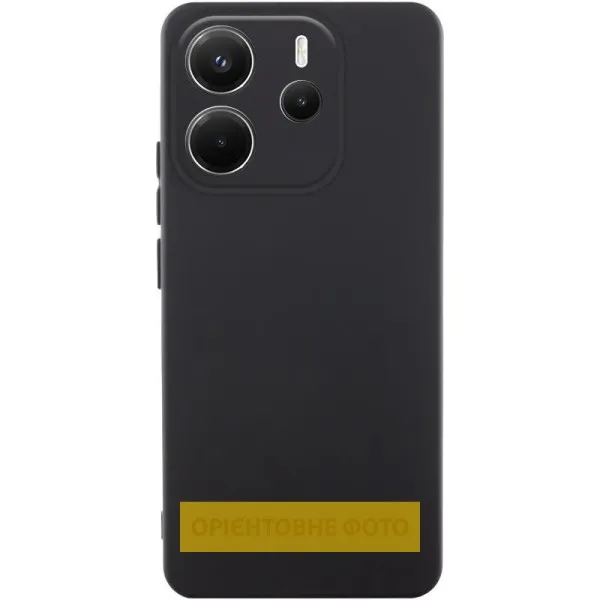 Чехол Silicone Cover Lakshmi Full Camera (AAA) для Xiaomi Redmi 15C (EU) — Черный — фото 1