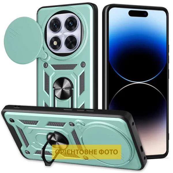 Чехол Ummi Camshield Serge Ring для Xiaomi Redmi 15C (EU) / Poco C85 (EU) — Зеленый — фото 1 Чехол Ummi Camshield Serge Ring для Xiaomi Redmi 15C (EU) / Poco C85 (EU) — Зеленый — фото 1