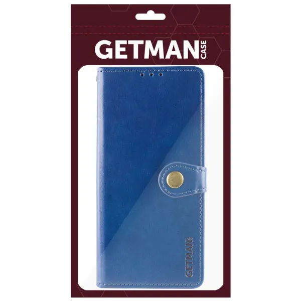 Кожаный чехол-книжка GETMAN Gallant (PU) для Xiaomi Redmi 15C (EU) — Синий — фото 3