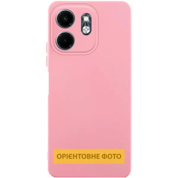 Чехол TPU GETMAN Liquid Silk Full Camera для Xiaomi Redmi 15C (EU) — Розовый
