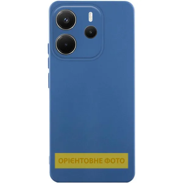 Чехол Silicone Cover Ummi Lakshmi Full Camera (AA) для Xiaomi Redmi 15C (EU) — Синий — фото 1