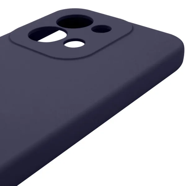 Чехол Silicone Cover Lakshmi Full Camera (AAA) для Xiaomi Redmi 15C (EU) — Темно-синий — фото 3