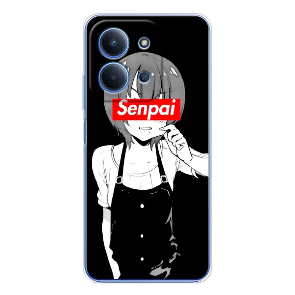 Чехол с принтом «Senpai» для Xiaomi Redmi 15C Чехол с принтом «Senpai» для Xiaomi Redmi 15C