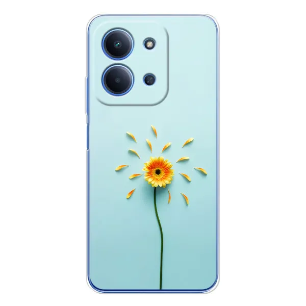 Чохол з принтом «Жовта квітка» для Xiaomi Redmi 15C