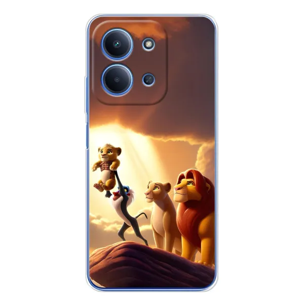 Чехол с принтом «Симба на презентации» для Xiaomi Redmi 15C
