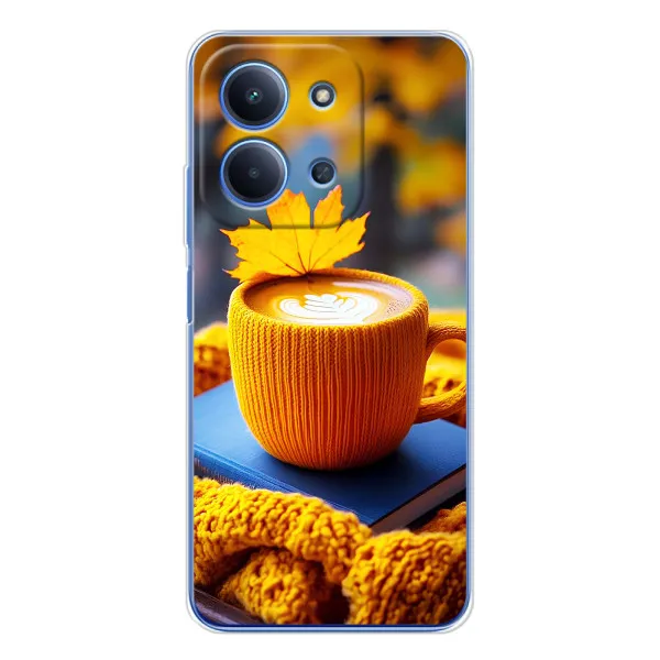 Чехол с принтом «Кофе на желтом пледе» для Xiaomi Redmi 15C Чехол с принтом «Кофе на желтом пледе» для Xiaomi Redmi 15C