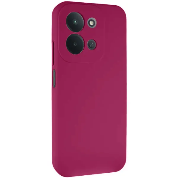 Чехол Silicone Cover Ummi Lakshmi Full Camera (AA) для Xiaomi Redmi 17 4G / 5G — Бордовый