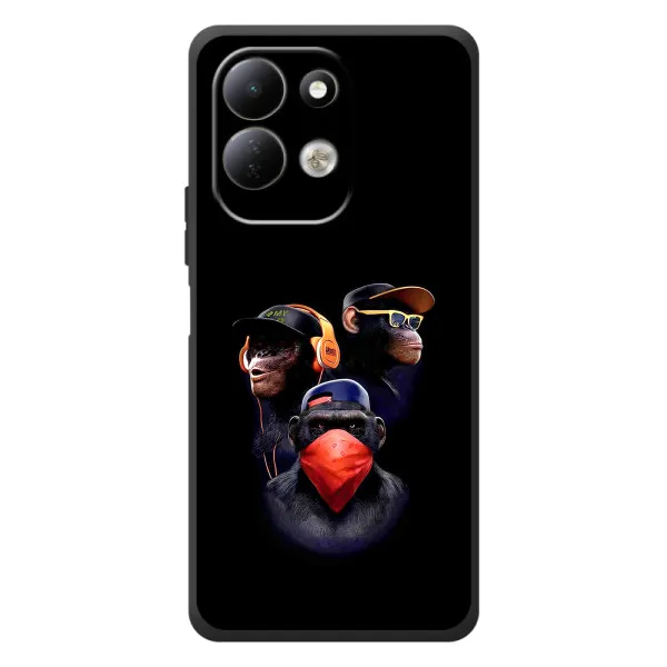 Чехол с принтом «Три обезьяны» для Xiaomi Redmi 17