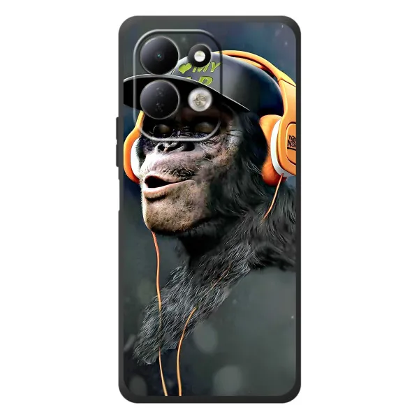 Чехол с принтом «В наушниках» для Xiaomi Redmi 17