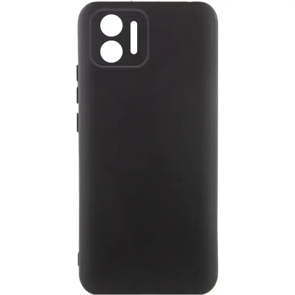 Чехол TPU GETMAN Liquid Silk Full Camera для Xiaomi Redmi 17C / 14C / Poco C75 — Черный — фото 1