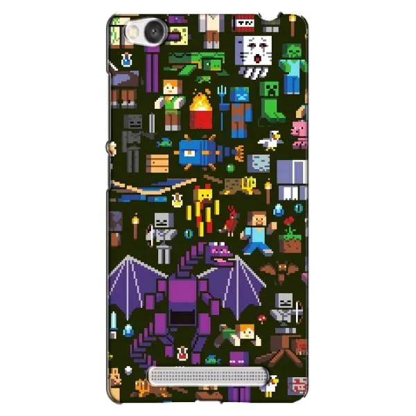 Чехол с принтом «Коллаж Майнкрафт» для Xiaomi Redmi 4A