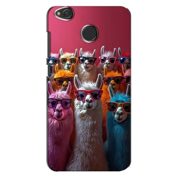 Чехол с принтом «Ламы в очках» для Xiaomi Redmi 4X