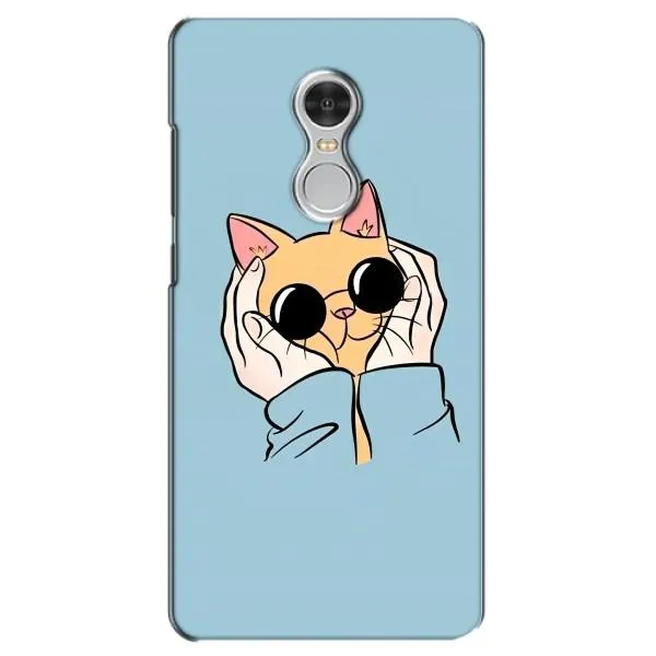 Чехол с принтом «Котик в очках» для Xiaomi Redmi 5