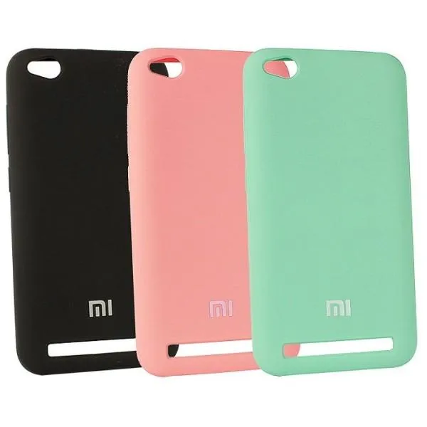 Чехол-бампер Xiaomi Silicone Cover для Xiaomi Redmi 5A  — Перманентный розовый — фото 1