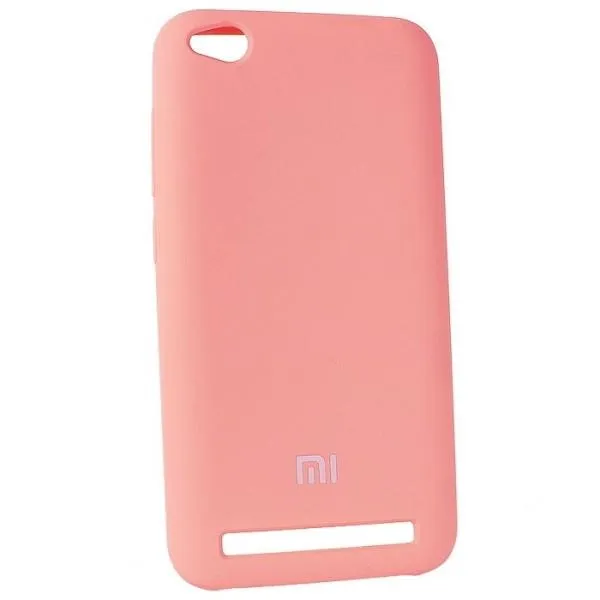 Чехол-бампер Xiaomi Silicone Cover для Xiaomi Redmi 5A  — Перманентный розовый — фото 2