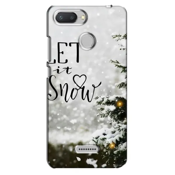 Чехол с принтом «Let it snow» для Xiaomi Redmi 6 Чехол с принтом «Let it snow» для Xiaomi Redmi 6