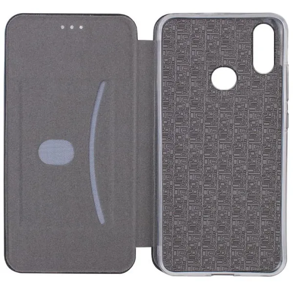 Шкіряний чохол-книжка Classy для Xiaomi Redmi 7 — Темно-синій — фото 3
