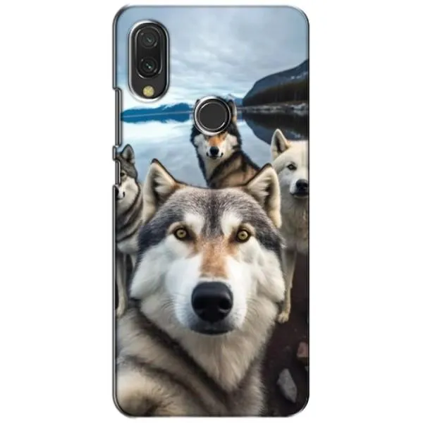 Чехол с принтом «Селфи ХАски» для Xiaomi Redmi 7