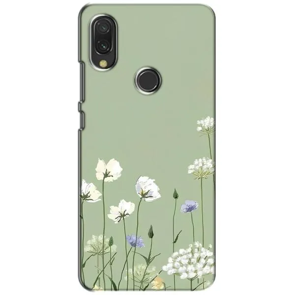Чехол с принтом «Цветы на зеленом» для Xiaomi Redmi 7