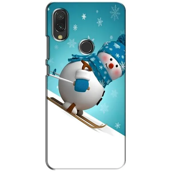 Чехол с принтом «Снеговик на лыжах» для Xiaomi Redmi 7