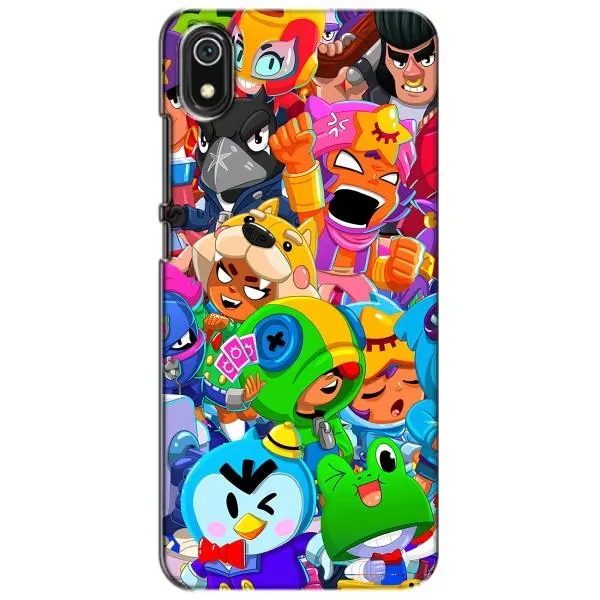Чохол з принтом «Герої Бравл Старс» для Xiaomi Redmi 7A