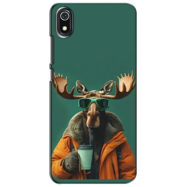 Чехол с принтом «Лось с кофе» для Xiaomi Redmi 7A Чехол с принтом «Лось с кофе» для Xiaomi Redmi 7A