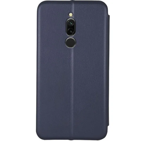 Шкіряний чохол-книжка Classy для Xiaomi Redmi 8 — Темно-синій — фото 2