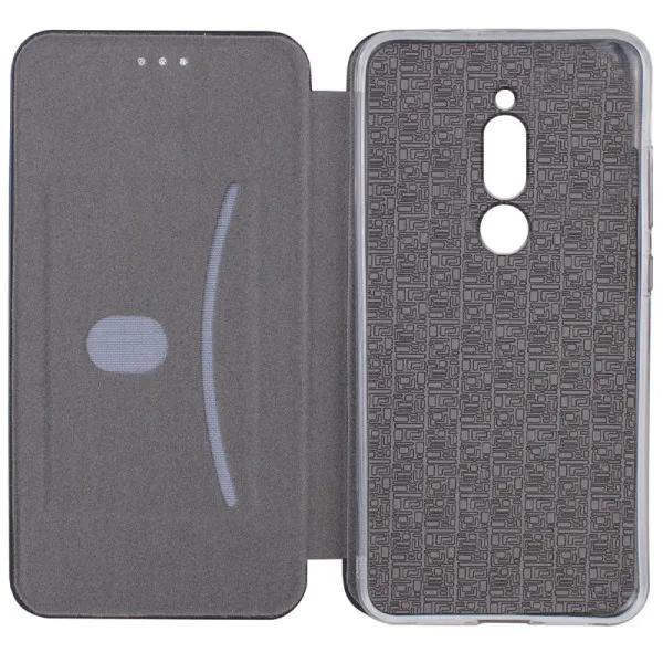 Шкіряний чохол-книжка Classy для Xiaomi Redmi 8 — Темно-синій — фото 3