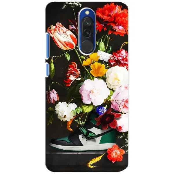 Чехол с принтом «Nike цветы» для Xiaomi Redmi 8