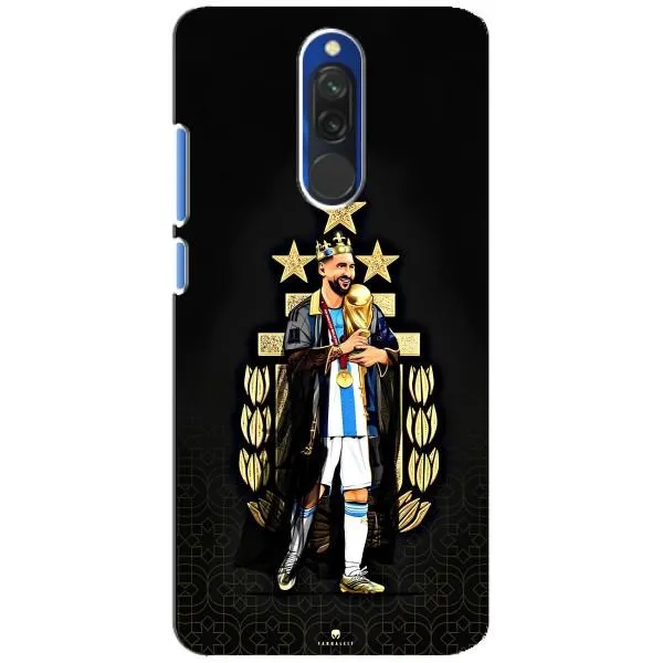 Чехол с принтом «Месси Король» для Xiaomi Redmi 8 Чехол с принтом «Месси Король» для Xiaomi Redmi 8