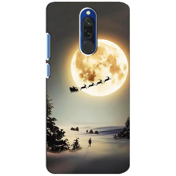 Чехол с принтом «Санта на луне» для Xiaomi Redmi 8