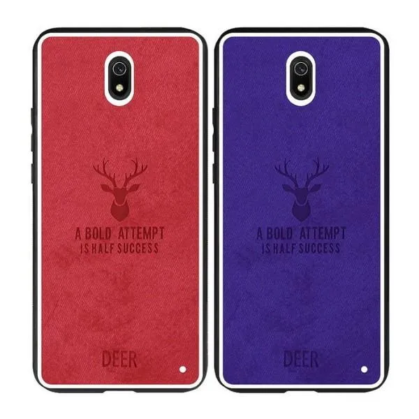 Чехол Deer TPU+Textile для Xiaomi Redmi 8A — Черный — фото 1 Чехол Deer TPU+Textile для Xiaomi Redmi 8A — Черный — фото 1