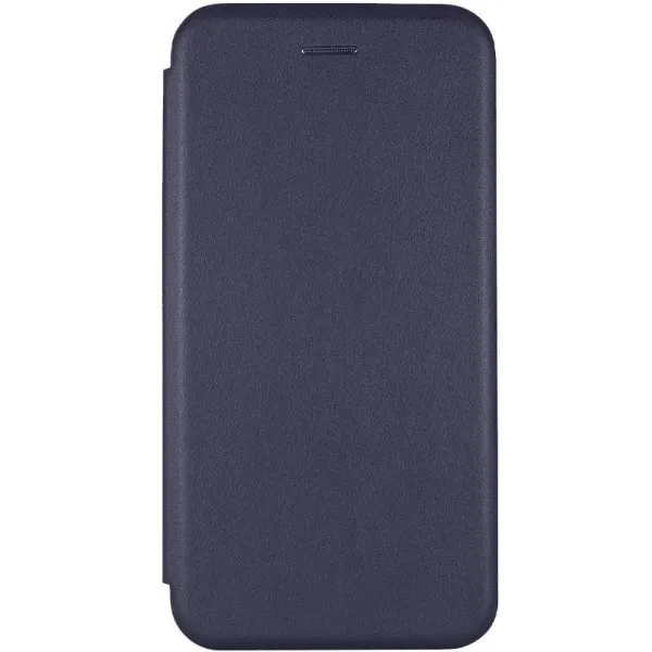 Шкіряний чохол-книжка Classy для Xiaomi Redmi 8a — Темно-синій