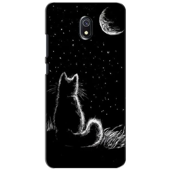 Чехол с принтом «Котик и луна» для Xiaomi Redmi 8A Чехол с принтом «Котик и луна» для Xiaomi Redmi 8A