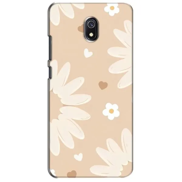 Чехол с принтом «Бежевые цветы» для Xiaomi Redmi 8A