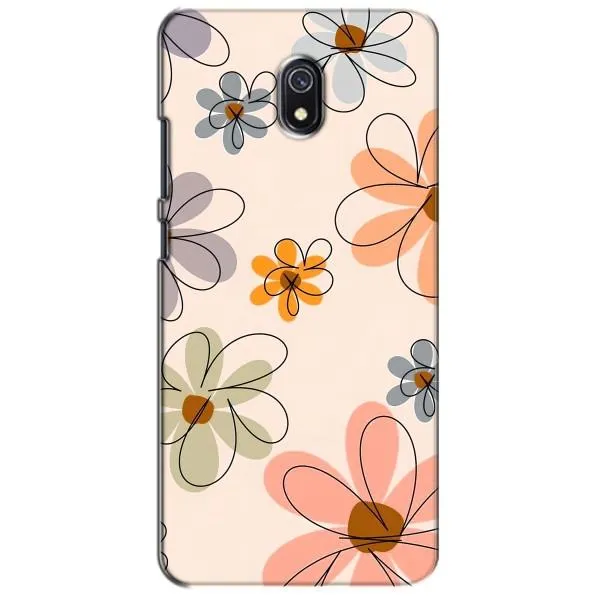 Чехол с принтом «Разноцветные цветы» для Xiaomi Redmi 8A