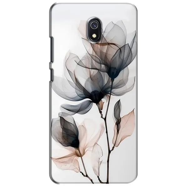 Чехол с принтом «Цветы на белом» для Xiaomi Redmi 8A
