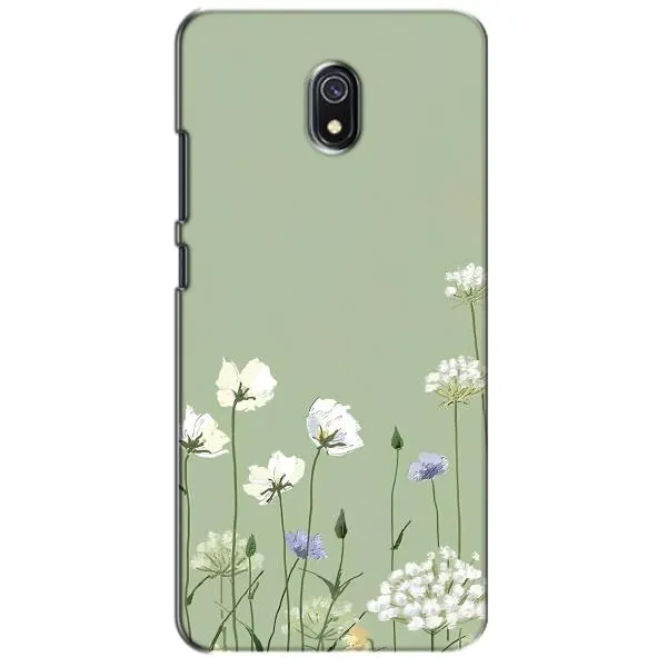 Чехол с принтом «Цветы на зеленом» для Xiaomi Redmi 8A
