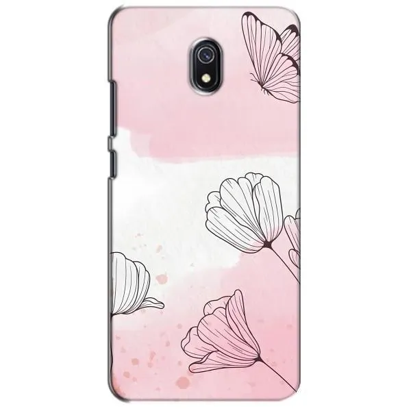 Чехол с принтом «Розовые цветы» для Xiaomi Redmi 8A