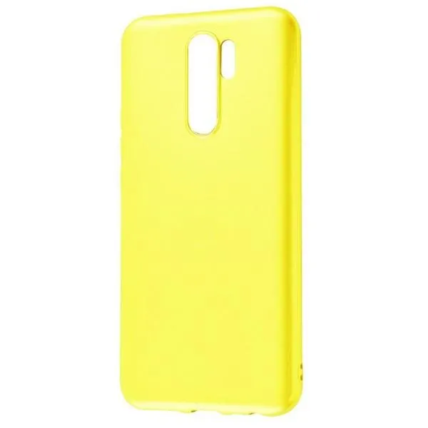 Тонкий бампер Air Case для Xiaomi Redmi 9 — Желтый