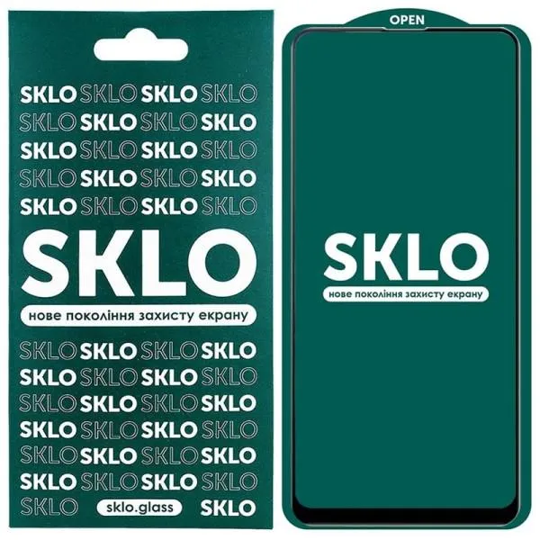 Захисне скло SKLO 5D (full glue) для Xiaomi Redmi 9 / Poco M3 / Redmi 9T — фото 1